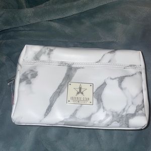 NWT Jeffree Star marble makeup bag